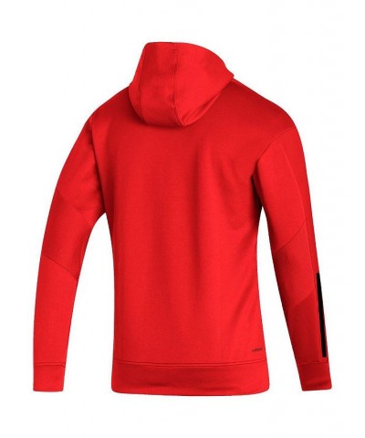 Men's Red Chicago Blackhawks Training AEROREADY Pullover Hoodie $50.00 Sweatshirt