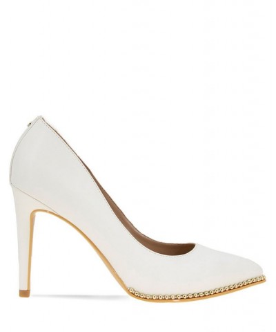 Women's Hawti Pointed Toe Pump White $47.96 Shoes