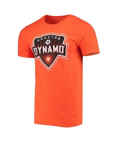 Men's Branded Romell Quioto Orange Houston Dynamo FC Authentic Stack Name and Number T-shirt $25.19 T-Shirts