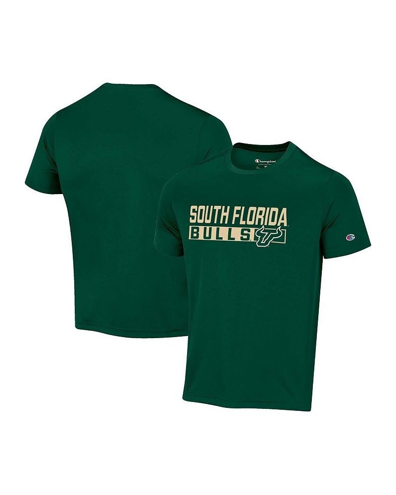 Men's Green South Florida Bulls Impact Knockout T-shirt $18.54 T-Shirts