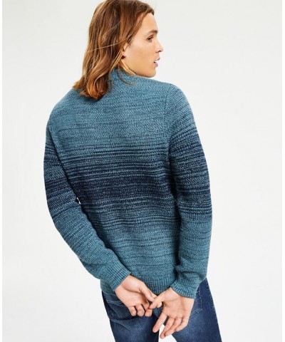 Men's Quarter-Zip OmbrÉ Sweater PD05 $20.75 Sweaters