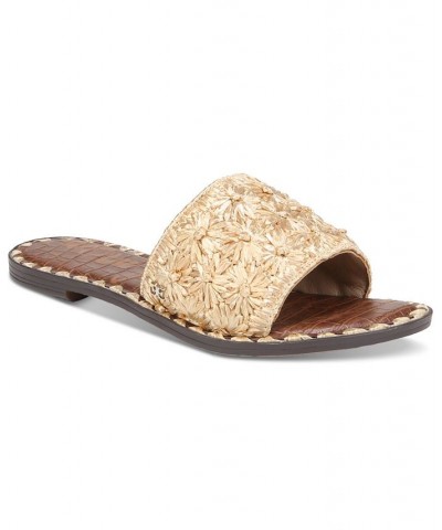 Giovanna Woven Raffia Slide Sandals PD03 $48.40 Shoes