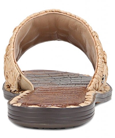 Giovanna Woven Raffia Slide Sandals PD03 $48.40 Shoes