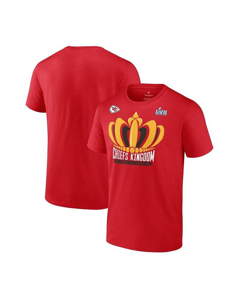 Men's Branded Red Kansas City Chiefs Super Bowl LVII Champions Big and Tall Hometown Last Standing T-shirt $22.00 T-Shirts