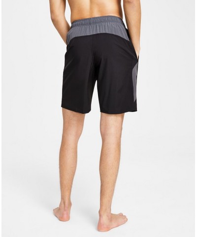 Men's Contend Water-Repellent Colorblocked 9" Swim Trunks PD02 $24.20 Swimsuits