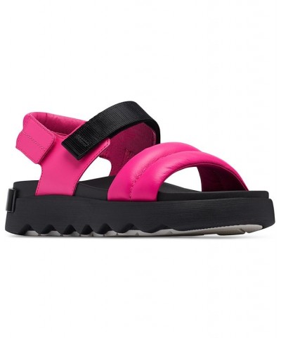 Women's Viibe Ankle-Strap Slingback Sport Sandals Pink $52.65 Shoes