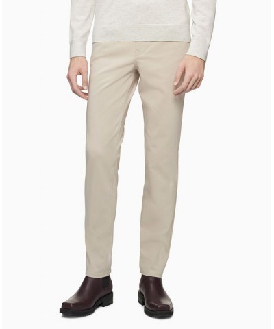 Men's CK Move 365 Slim-Fit Performance Stretch Pants Tan/Beige $54.73 Pants