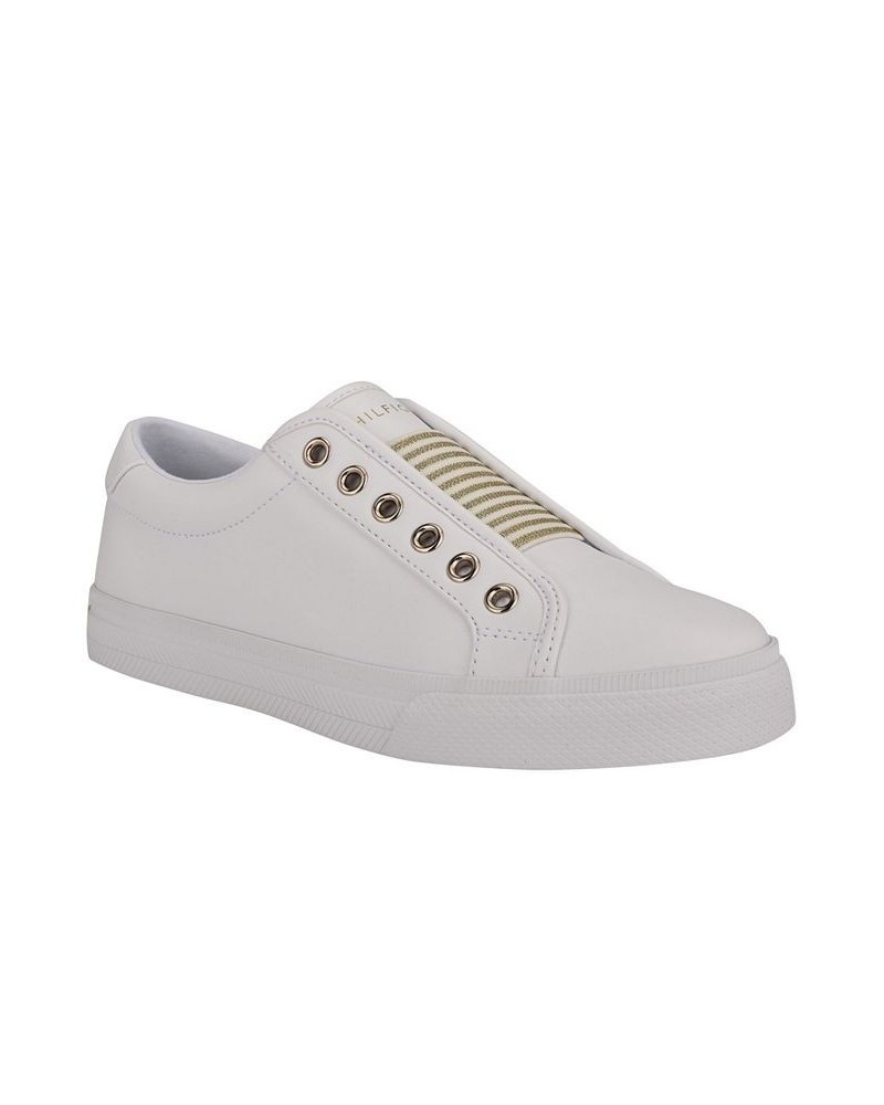 Women's Laven Low Top Slip-On Sneakers White $37.26 Shoes