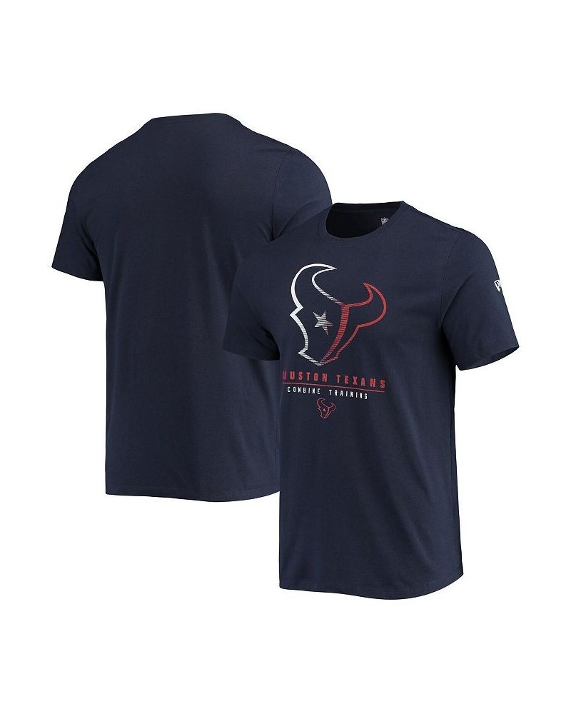 Men's Navy Houston Texans Combine Authentic Go For It T-shirt $15.51 T-Shirts