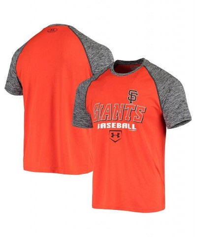 Men's Orange San Francisco Giants Twist Performance Raglan T-shirt $25.30 T-Shirts