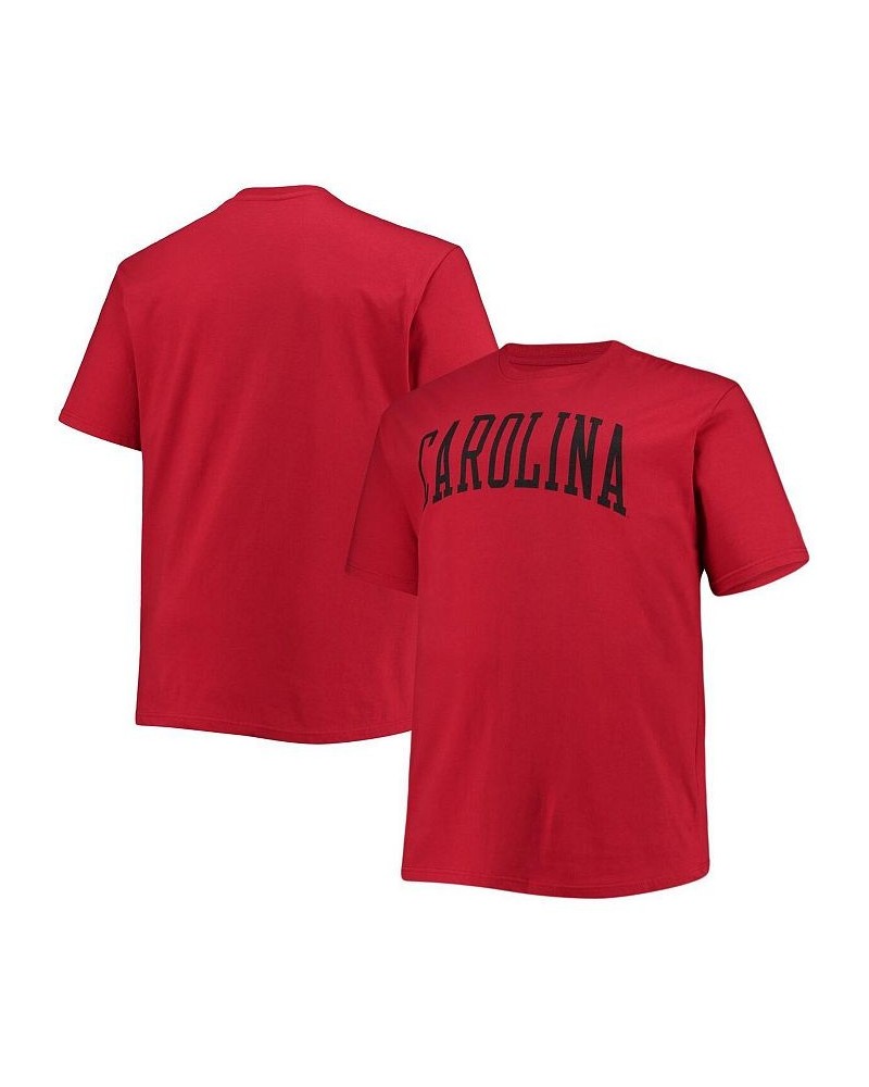 Men's Garnet South Carolina Gamecocks Big and Tall Arch Team Logo T-shirt $16.80 T-Shirts