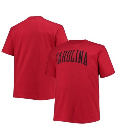 Men's Garnet South Carolina Gamecocks Big and Tall Arch Team Logo T-shirt $16.80 T-Shirts