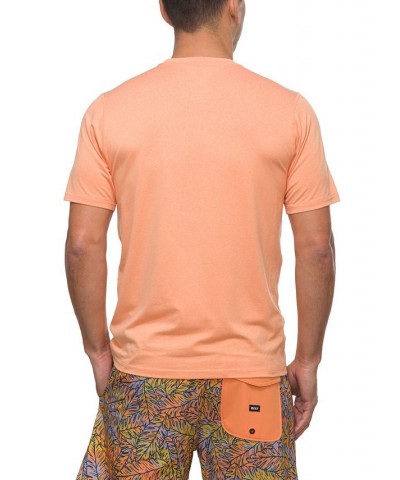 Men's Calicircle Short Sleeves Surf Shirt Orange $11.99 Swimsuits