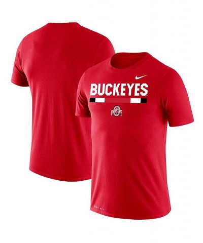 Men's Scarlet Ohio State Buckeyes Team DNA Legend Performance T-shirt $20.50 T-Shirts