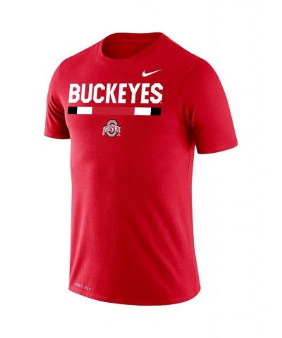 Men's Scarlet Ohio State Buckeyes Team DNA Legend Performance T-shirt $20.50 T-Shirts