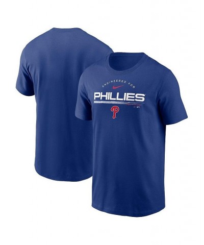 Men's Royal Philadelphia Phillies Team Engineered Performance T-shirt $21.00 T-Shirts