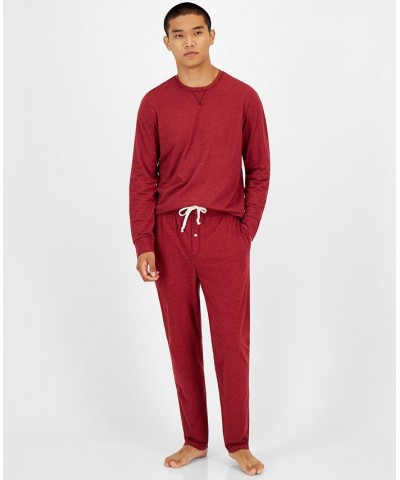 Men's Sunwashed Knit Pajama Pants Red $12.57 Pajama