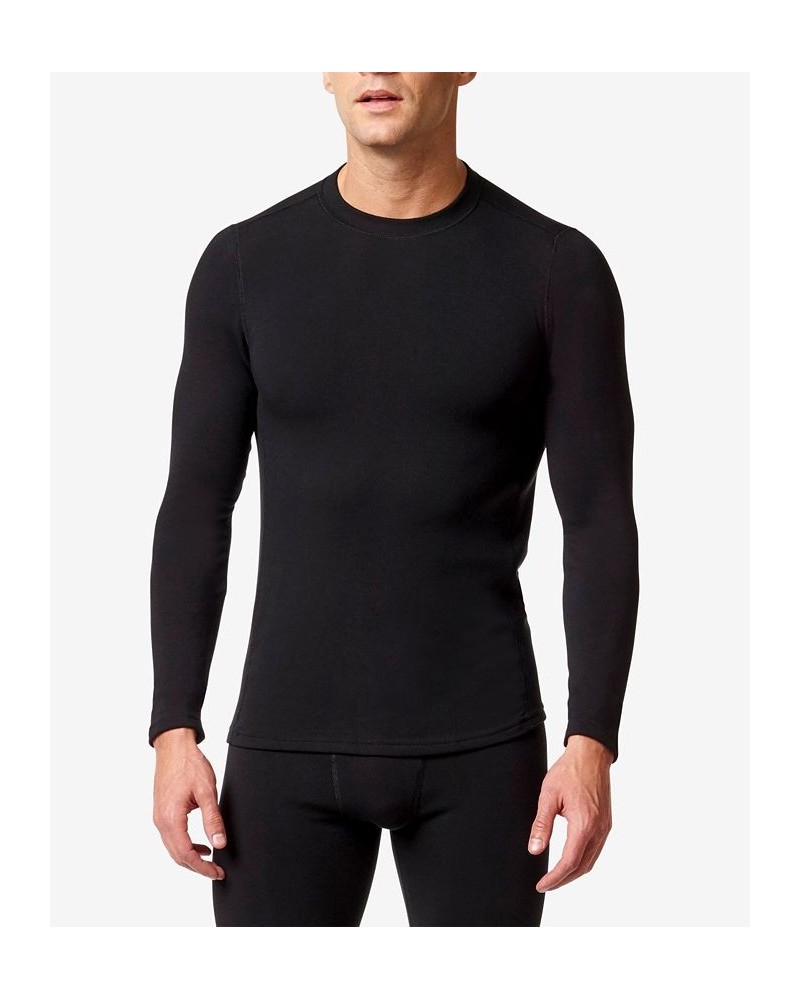 Men's Expedition Weight Fleece Base Layer Undershirt Black $32.34 Undershirt