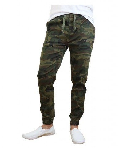 Men's Basic Stretch Twill Joggers PD02 $31.90 Pants