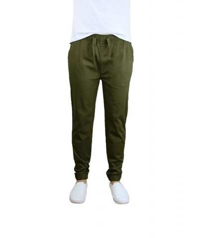 Men's Basic Stretch Twill Joggers PD02 $31.90 Pants