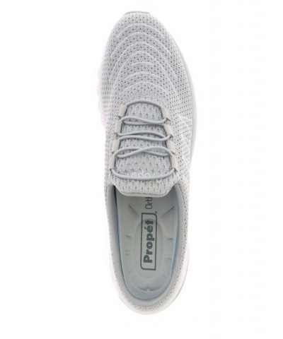 Women's Tour Knit Slide Slip On Sneakers Gray $41.98 Shoes