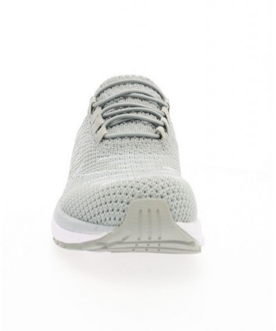 Women's Tour Knit Slide Slip On Sneakers Gray $41.98 Shoes