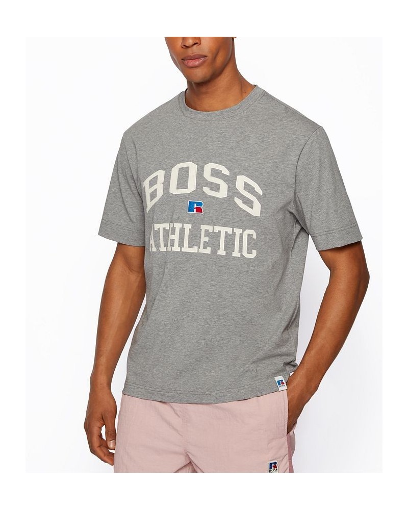 BOSS x Russell Athletic Unisex Relaxed-Fit T-shirt Gray $44.00 T-Shirts