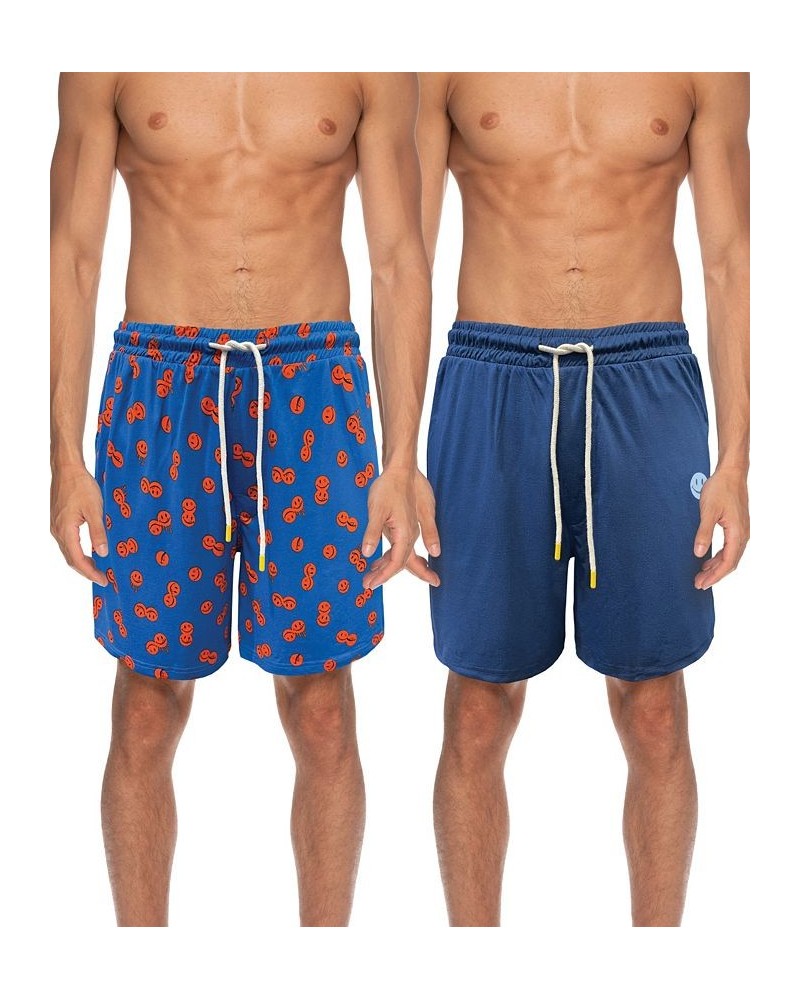 Men's Americana Drawstring Soft Shorts, Pack of 2 $24.75 Pajama