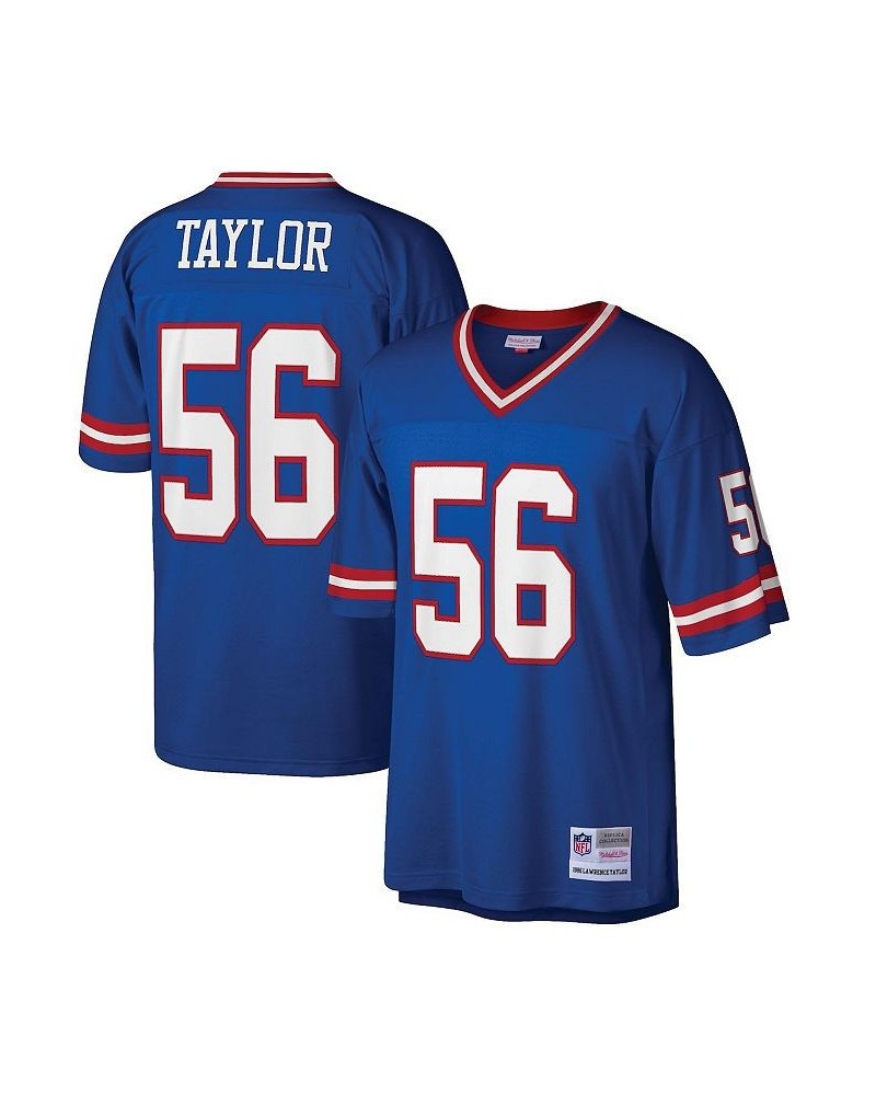 Men's Lawrence Taylor Royal New York Giants Big and Tall 1986 Retired Player Replica Jersey $83.30 Jersey