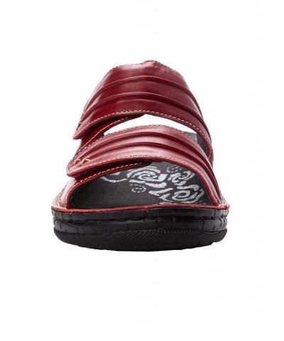 Women's June Walking Sandal Red $48.48 Shoes