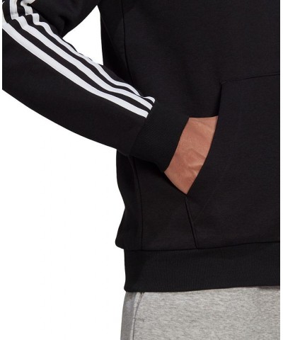 Men's Essentials Full-Zip Hoodie Black/White $28.86 Sweatshirt