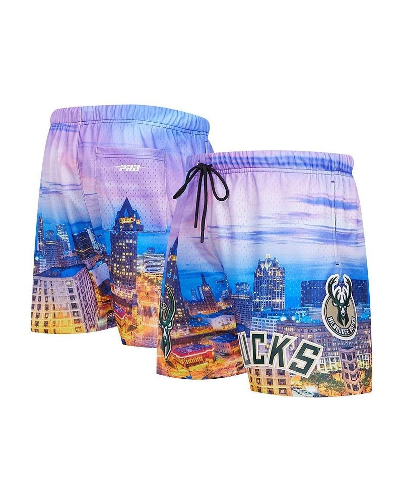 Men's Milwaukee Bucks Cityscape Shorts $36.90 Shorts