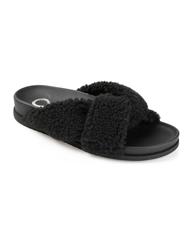 Women's Dalynnda Slippers Black $31.50 Shoes