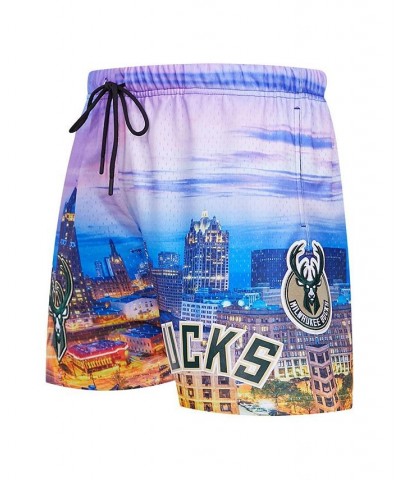 Men's Milwaukee Bucks Cityscape Shorts $36.90 Shorts