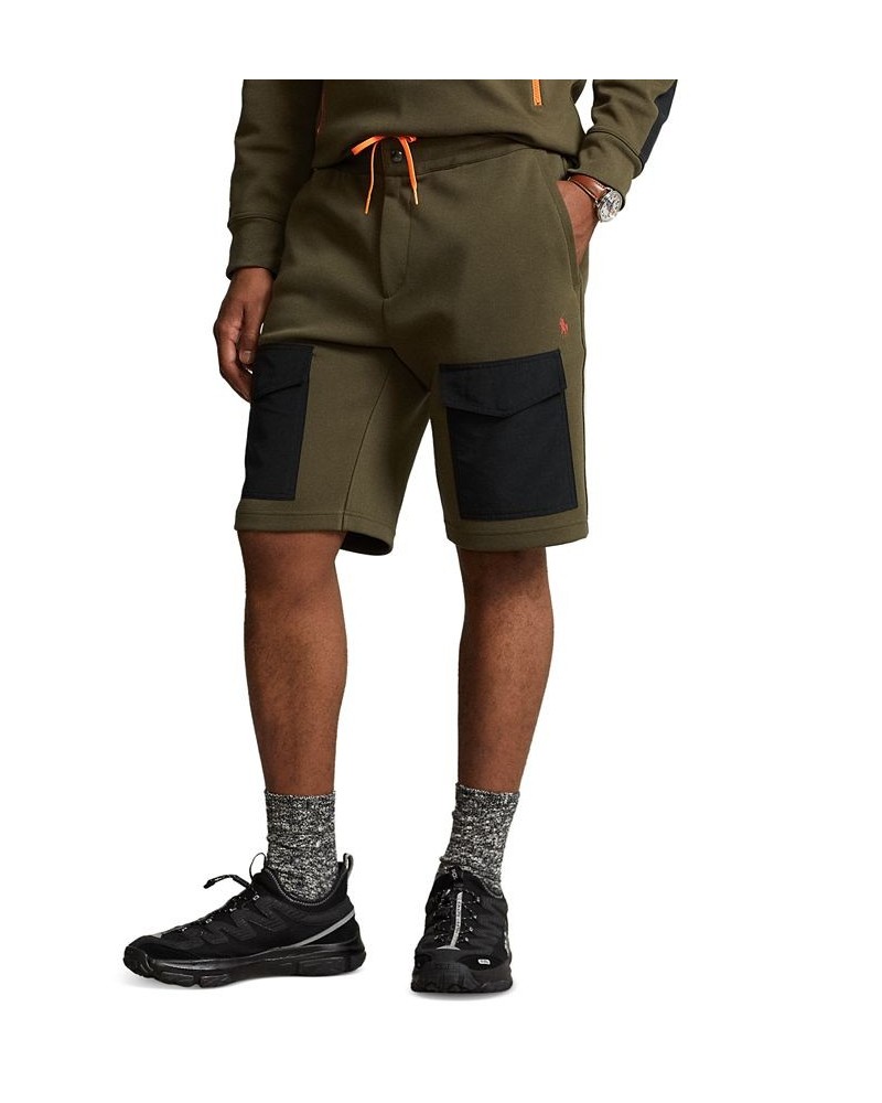 Men's 9-Inch Water-Repellent Cargo Shorts Green $56.24 Shorts