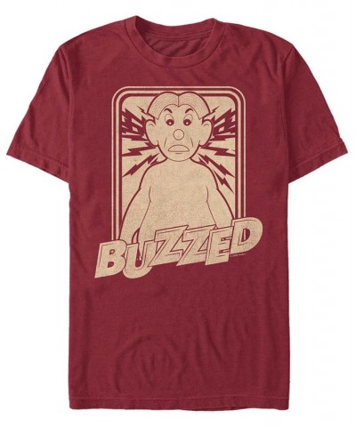 Men's Buzzed Short Sleeve Crew T-shirt Red $14.35 T-Shirts