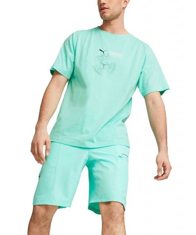 Men's Mercedes Statement Graphic T-Shirt Green $25.80 T-Shirts