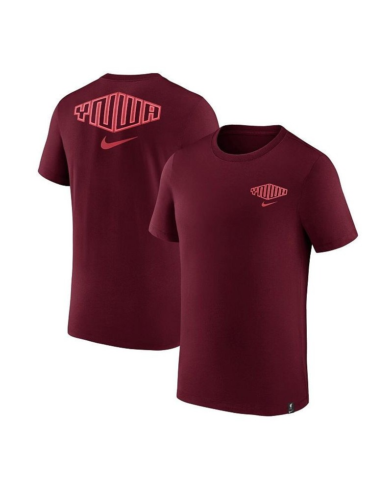 Men's Burgundy Liverpool Team Voice T-shirt $18.40 T-Shirts