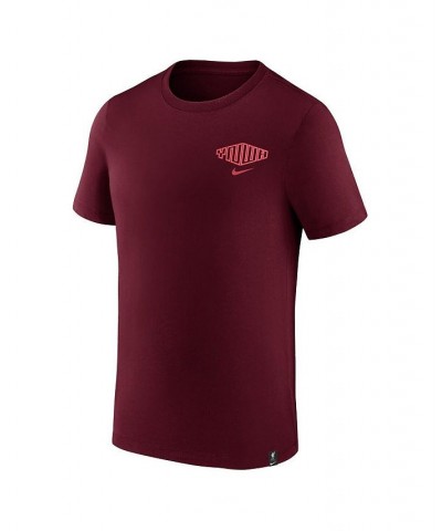 Men's Burgundy Liverpool Team Voice T-shirt $18.40 T-Shirts