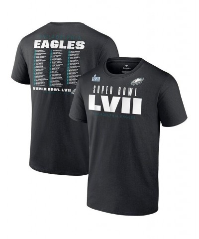 Men's Branded Black Philadelphia Eagles Super Bowl LVII Varsity Team Roster Big and Tall T-shirt $26.95 T-Shirts