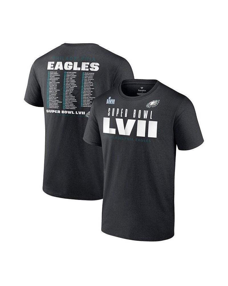 Men's Branded Black Philadelphia Eagles Super Bowl LVII Varsity Team Roster Big and Tall T-shirt $26.95 T-Shirts