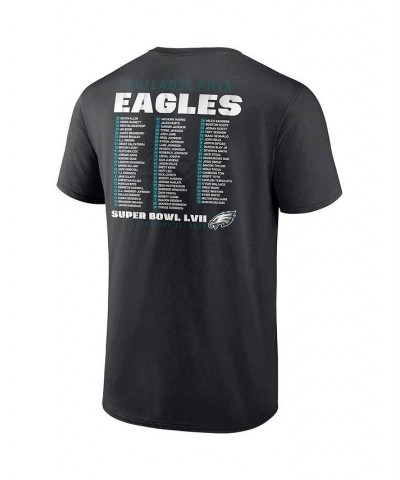 Men's Branded Black Philadelphia Eagles Super Bowl LVII Varsity Team Roster Big and Tall T-shirt $26.95 T-Shirts