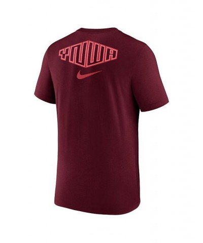 Men's Burgundy Liverpool Team Voice T-shirt $18.40 T-Shirts