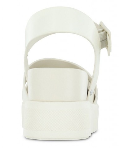 Women's Maya Round Toe Sandal Ivory/Cream $36.00 Shoes