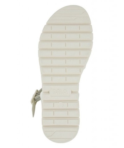 Women's Maya Round Toe Sandal Ivory/Cream $36.00 Shoes