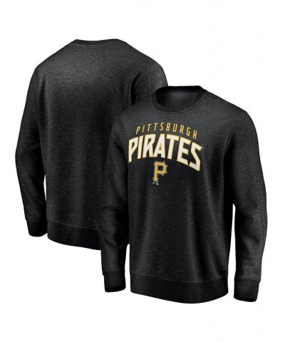 Men's Branded Black Pittsburgh Pirates Gametime Arch Pullover Sweatshirt $29.40 Sweatshirt