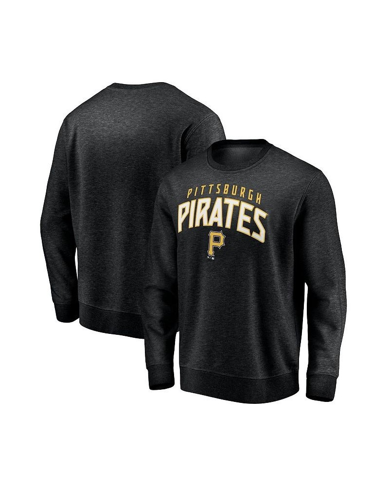 Men's Branded Black Pittsburgh Pirates Gametime Arch Pullover Sweatshirt $29.40 Sweatshirt