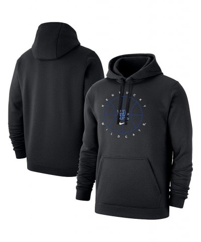 Men's Black Kentucky Wildcats Basketball Icon Club Fleece Pullover Hoodie $40.80 Sweatshirt