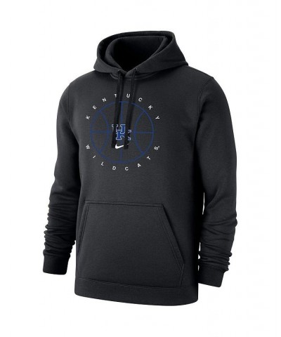 Men's Black Kentucky Wildcats Basketball Icon Club Fleece Pullover Hoodie $40.80 Sweatshirt