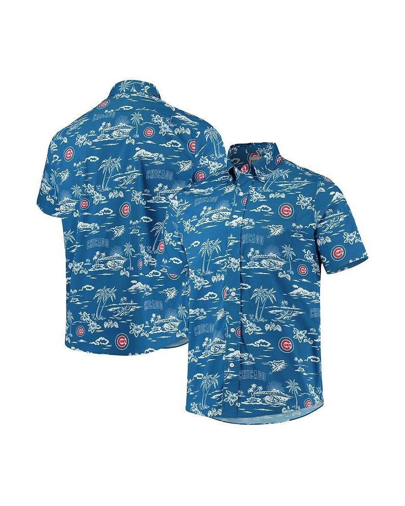 Men's Royal Chicago Cubs Kekai Button-Down Shirt $39.60 Shirts